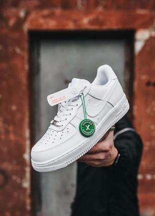 Premium ✅️ кожаные кроссовки nike air force 1 low white6 фото