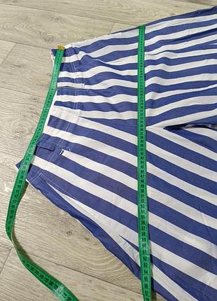 Брюки кюлоты панталоны широкие в полоску marella в виде max mara