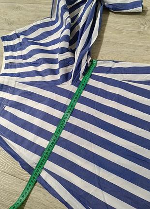 Брюки кюлоты панталоны широкие в полоску marella в виде max mara