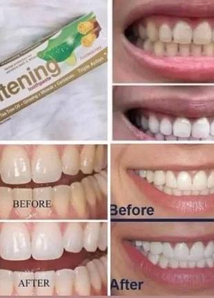 Відбілююча зубна паста з місвак eurofresh whitening toothpaste фармасі farmasi