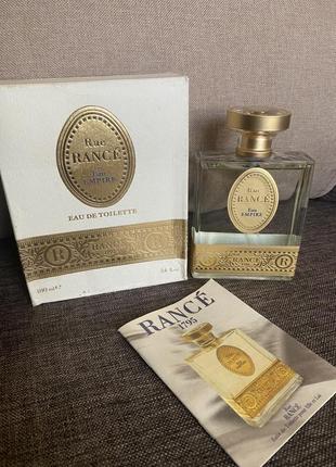 Rance 1795 rue rance eau empire туалетная вода 100 мл, оригинал.