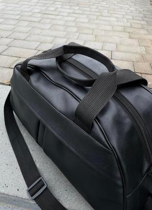 Міська дорожня шкіряна сумка груша якісна спортивна3 фото