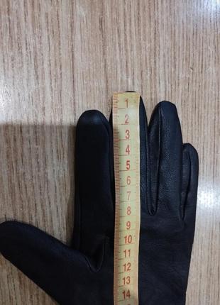 Ніжні шкіряні рукавички m&amp;s з пряжкою демі8 фото