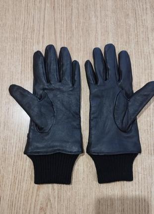 Ніжні шкіряні рукавички m&amp;s з пряжкою демі4 фото