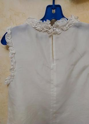 Красивая  блузка с декором шёлк ,коттон6 фото