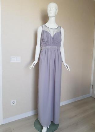 Изысканное вечернее коктельное платье длинное quiz