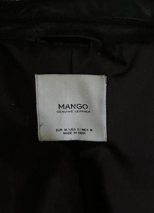 Кожанная косуха куртка mango4 фото