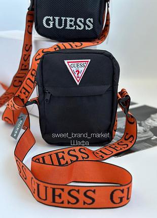 Сумка стразами guess мужская женская3 фото