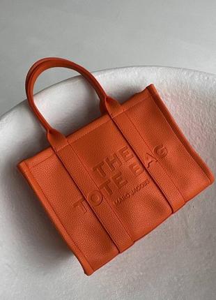 Сумочка marc jacobs tote bag mini orange