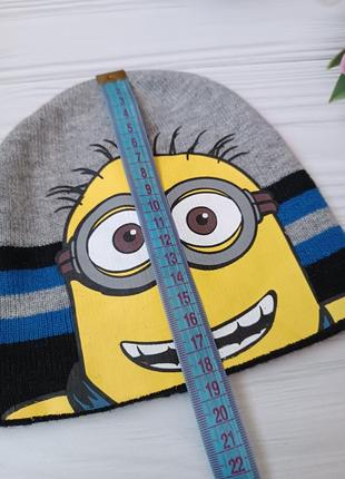 Комплект шапка + шарф minions размер 526 фото