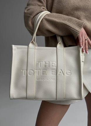 Сумочка marc jacobs logo light beige beige