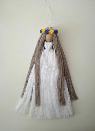 Кукла макраме украиночка украинка берегиняя
