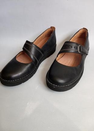 Кожаные туфли clarks2 фото