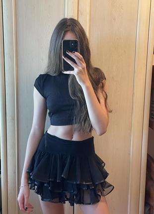 Тренировочная юбка для балально-спортивных танцев