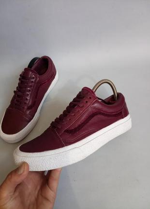 Кожаные кеды vans2 фото