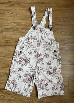 Винтажный джинсовый комбинезон