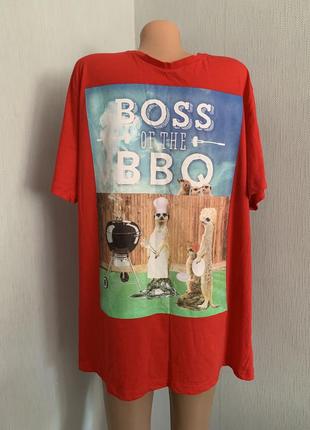 Мужская футболка boss bbq(george)1 фото