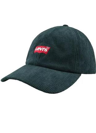 Нова кепка levis бейсболка (левіс corduroy six panel cap) з американцями1 фото