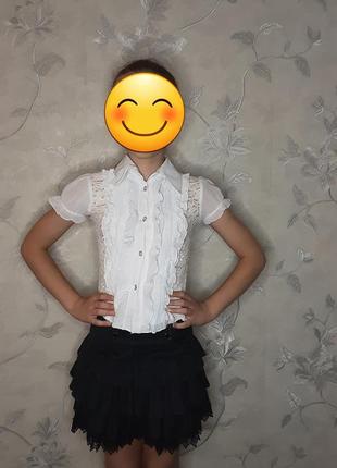 Шкільна блузка1 фото