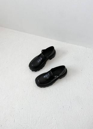 Туфли ботинки лоферы мери джейн в шаго-коже10 фото
