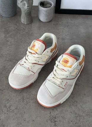 Кроссовки new balance 550 white/orange4 фото