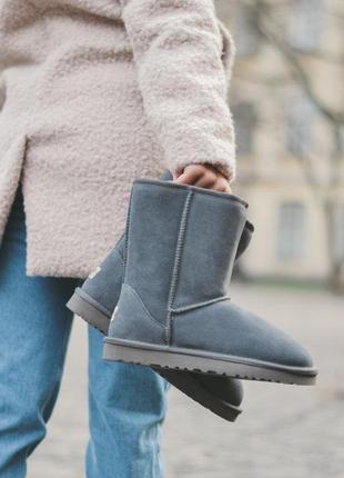 Высокие женские сапоги ugg с мехом /осень/зима/весна😍3 фото