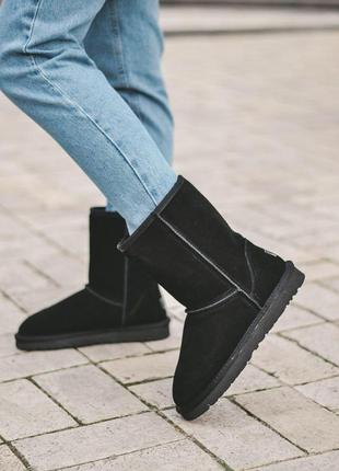 Зимние сапоги ugg высокие с мехом/осень/зима/весна😍1 фото