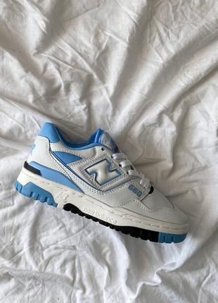 Кроссовки new balance 550 white blue