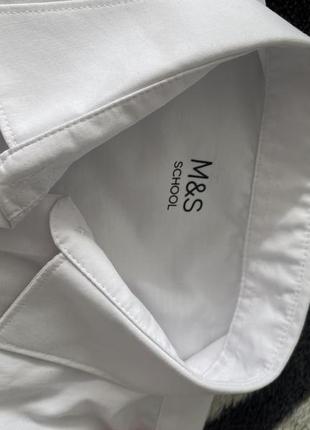 M&amp;s белая рубашка в школу6 фото