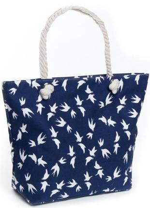 Женская пляжная сумка с принтом1 фото