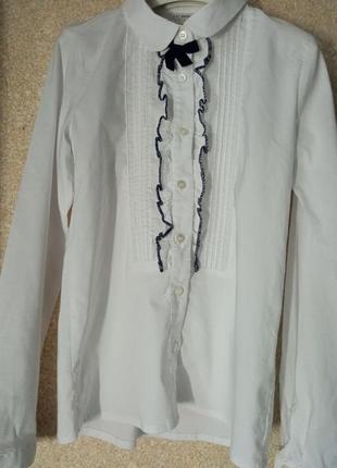 Блуза школьная для девочки 8-9 лет lc waikiki5 фото