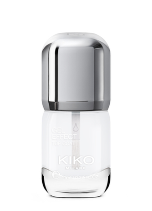 Gel effect top coat верхнее кроти дляногтей для маникюра оригинал кикомилано kikomilano