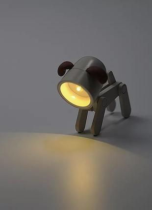 Светильник собака, подсветка, ночник, фонарик, подставка для телефона1 фото