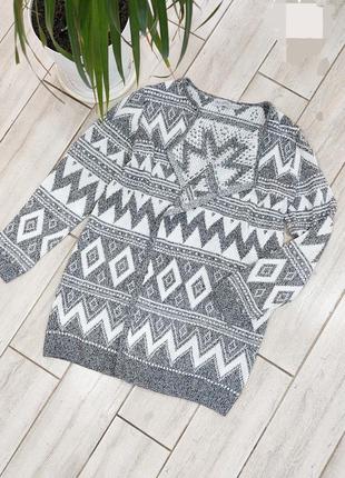 Кофта кардиган коттон/акрил