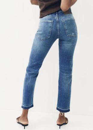 Джинси high waist — cropped — slim fit zw zara woman jeans7 фото