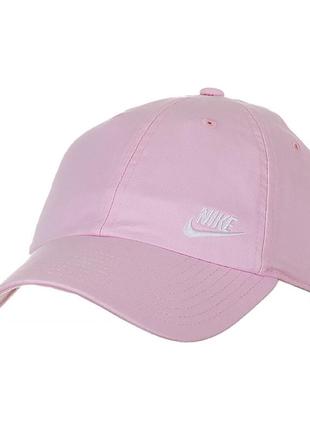 Жіноча бейсболка nike w nsw h86 futura classic cap рожевий one size (7dao8662-663 one size)