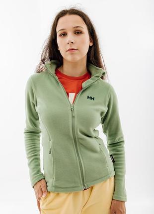 Жіноча кофта helly hansen w daybreaker fleece jacket зелений l (7d51599-406 l)