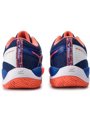 Жіночі кросівки mizuno wave flash clay court білий/синій (45) uk10.5 61gc1922-27 454 фото