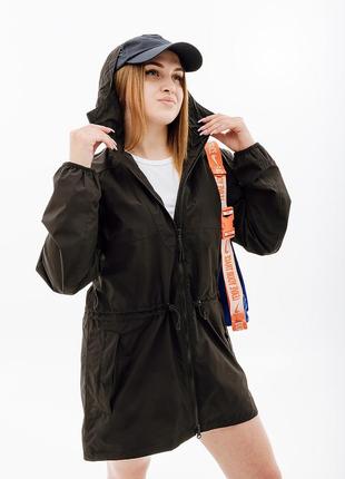 Женская куртка helly hansen w essence mid rain coat черный m (7d53971-990 m)2 фото