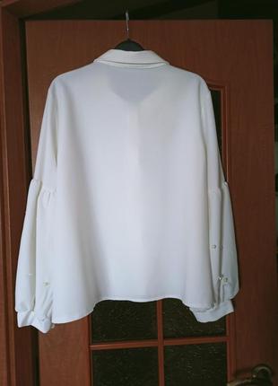 Блузка белая италия3 фото