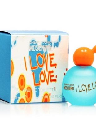 Туалетна вода moschino i love love mini