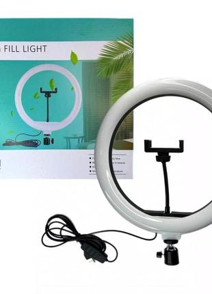 Лампа кільцева led 30 cm 12" — usb 168 lights 737343