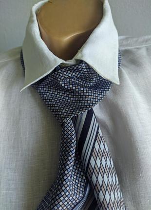 Широка  краватка у смужку.2 фото