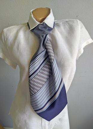 Широка  краватка у смужку.1 фото