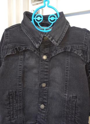 Джинсовка джинсовка джинсовая куртка ветровка курточка джинсовый пиджак для девочки 5 лет 1104 фото