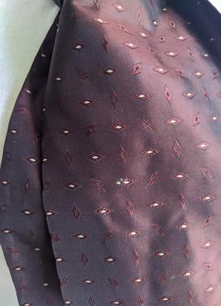 Широка краватка із 100% шовку.3 фото