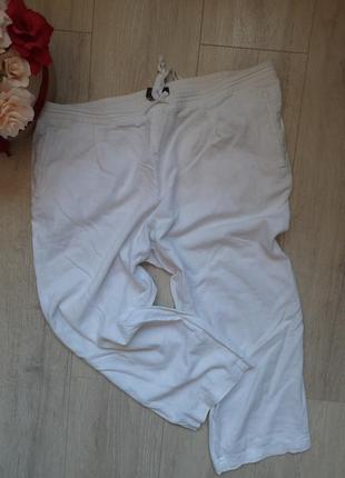 Marks&spencer жіночі штани білі льон віскоза