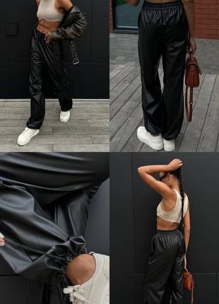 Кожаные брюки, эко кожа8 фото
