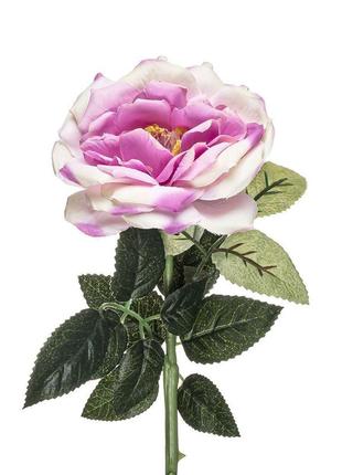 Штучна троянда шипшина велика, 1 голова фіолетовий1 фото