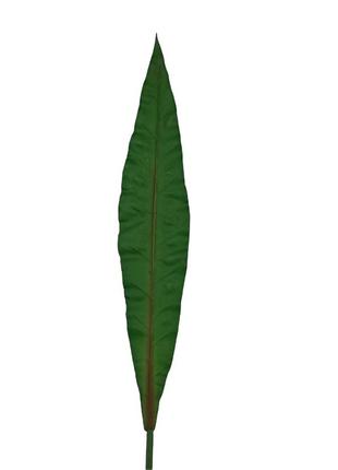 Штучний лист довгий, великий, зелений1 фото